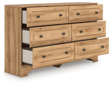 Aleaport Warm Brown Dresser