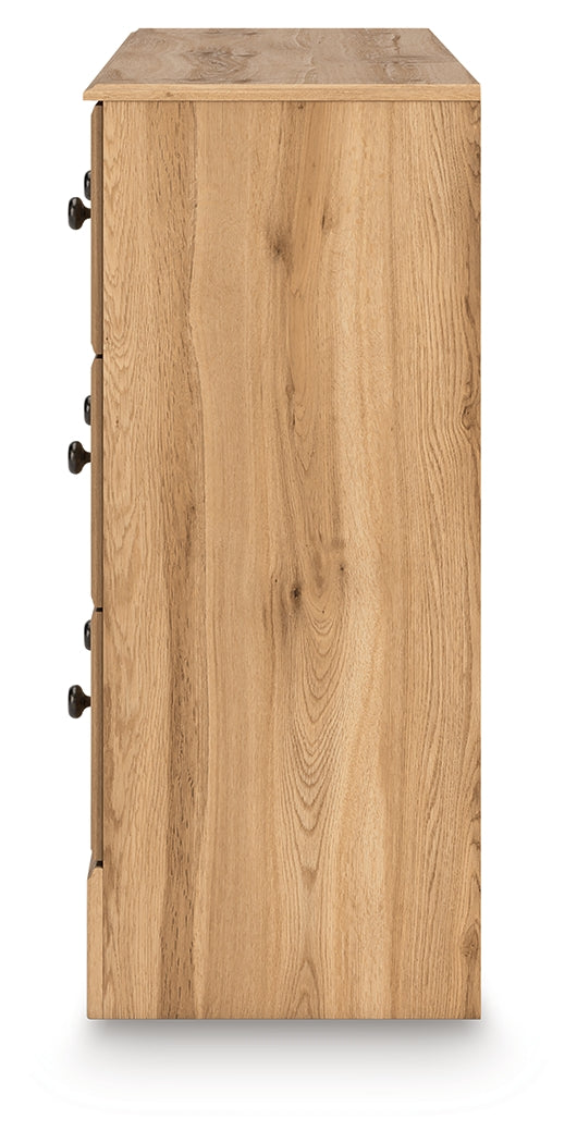 Aleaport Warm Brown Dresser