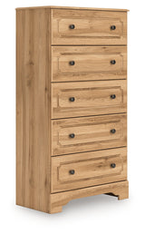 Aleaport Warm Brown Chest of Drawers
