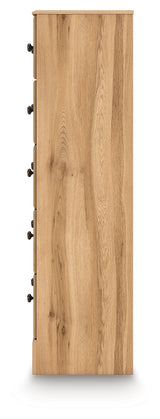 Aleaport Warm Brown Chest of Drawers