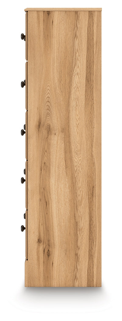 Aleaport Warm Brown Chest of Drawers