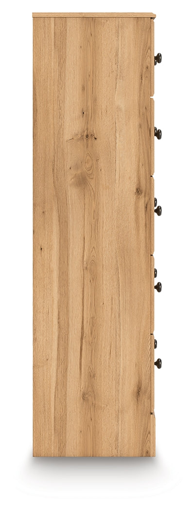 Aleaport Warm Brown Chest of Drawers