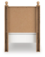 Aleaport Warm Brown Twin Panel Bed