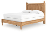 Aleaport Warm Brown Queen Panel Bed