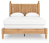 Aleaport Warm Brown Queen Panel Bed