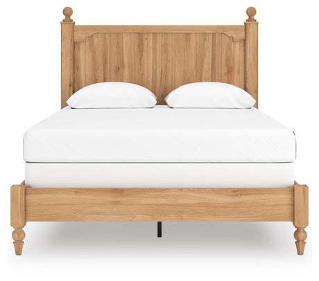 Aleaport Warm Brown Panel Bedroom Set view 6