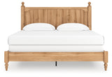 Aleaport Warm Brown King Panel Bed