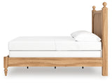 Aleaport Warm Brown Full Panel Bed