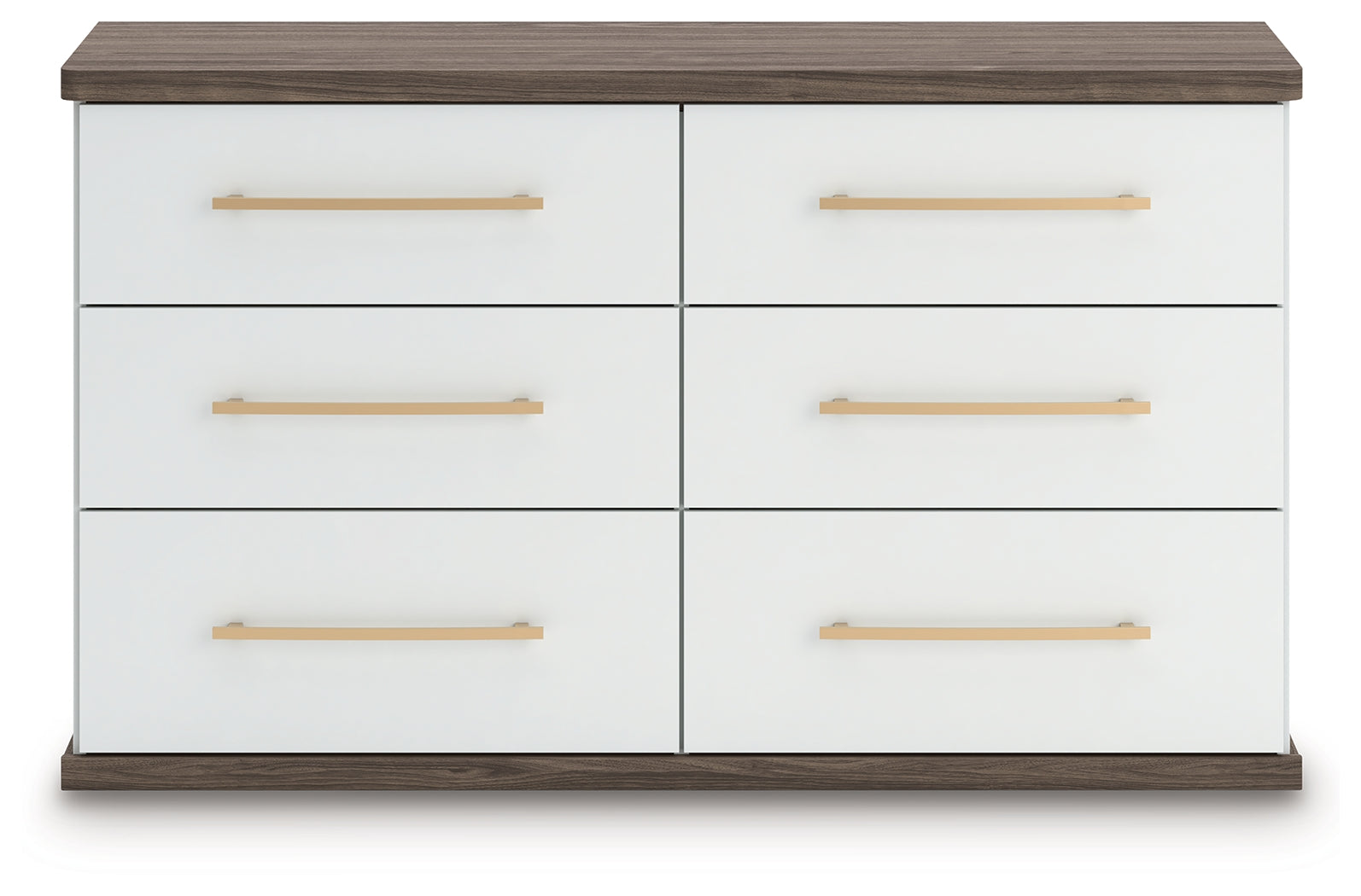 Kendanport Brown/White Dresser