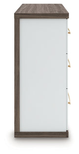 Kendanport Brown/White Dresser