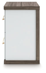 Kendanport Brown/White Nightstand