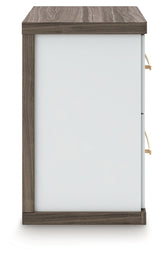 Kendanport Brown/White Nightstand