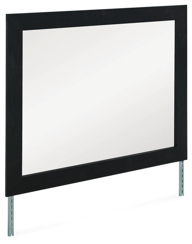 Maeling Black Bedroom Mirror from Ella Furniture