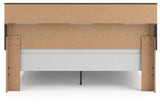 Broachmyn Black/Gray King Bookcase Panel Bed
