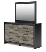 Broachmyn Black/Gray Dresser and Mirror