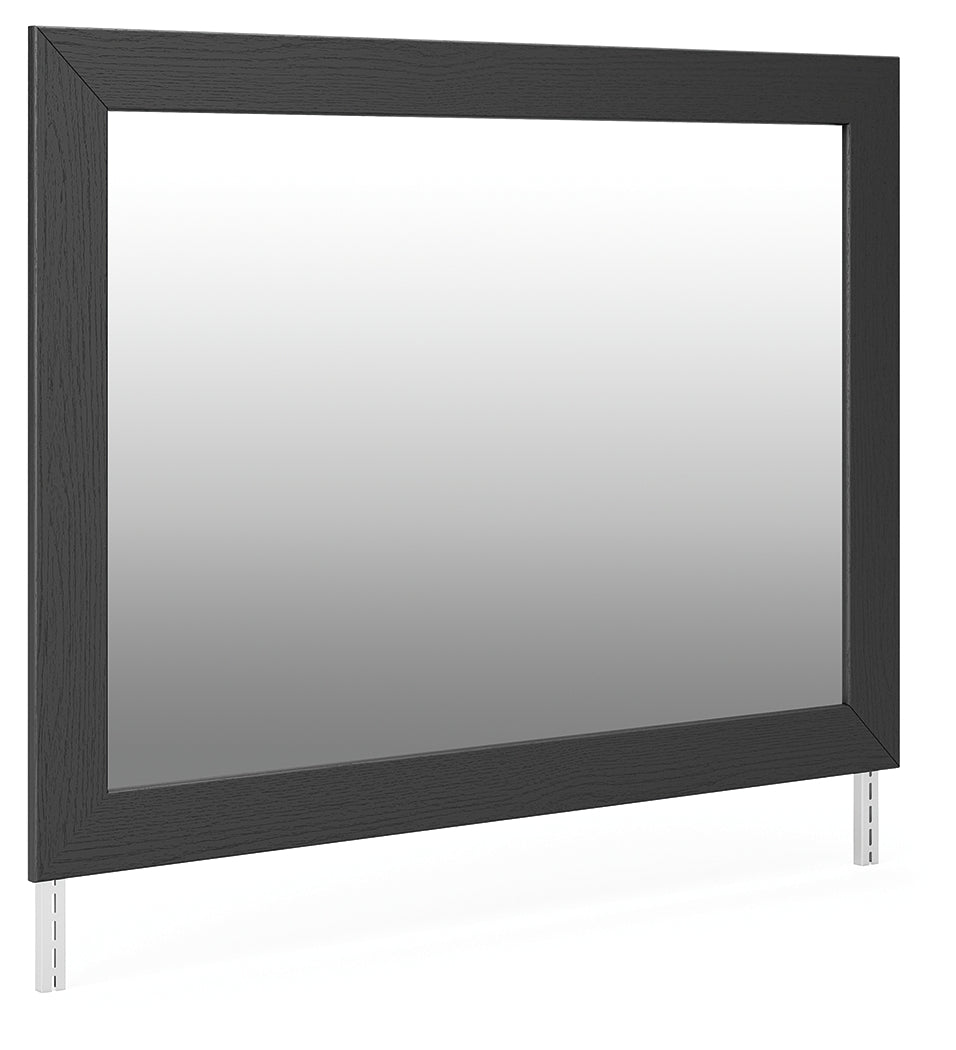 Broachmyn Black Bedroom Mirror