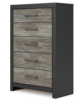 Broachmyn Black/Gray Chest of Drawers