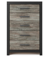 Broachmyn Black/Gray Chest of Drawers