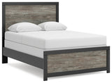 Broachmyn Black/Gray Full Panel Bed