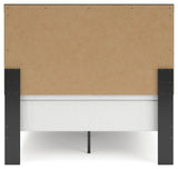 Broachmyn Black/Gray Full Panel Bed