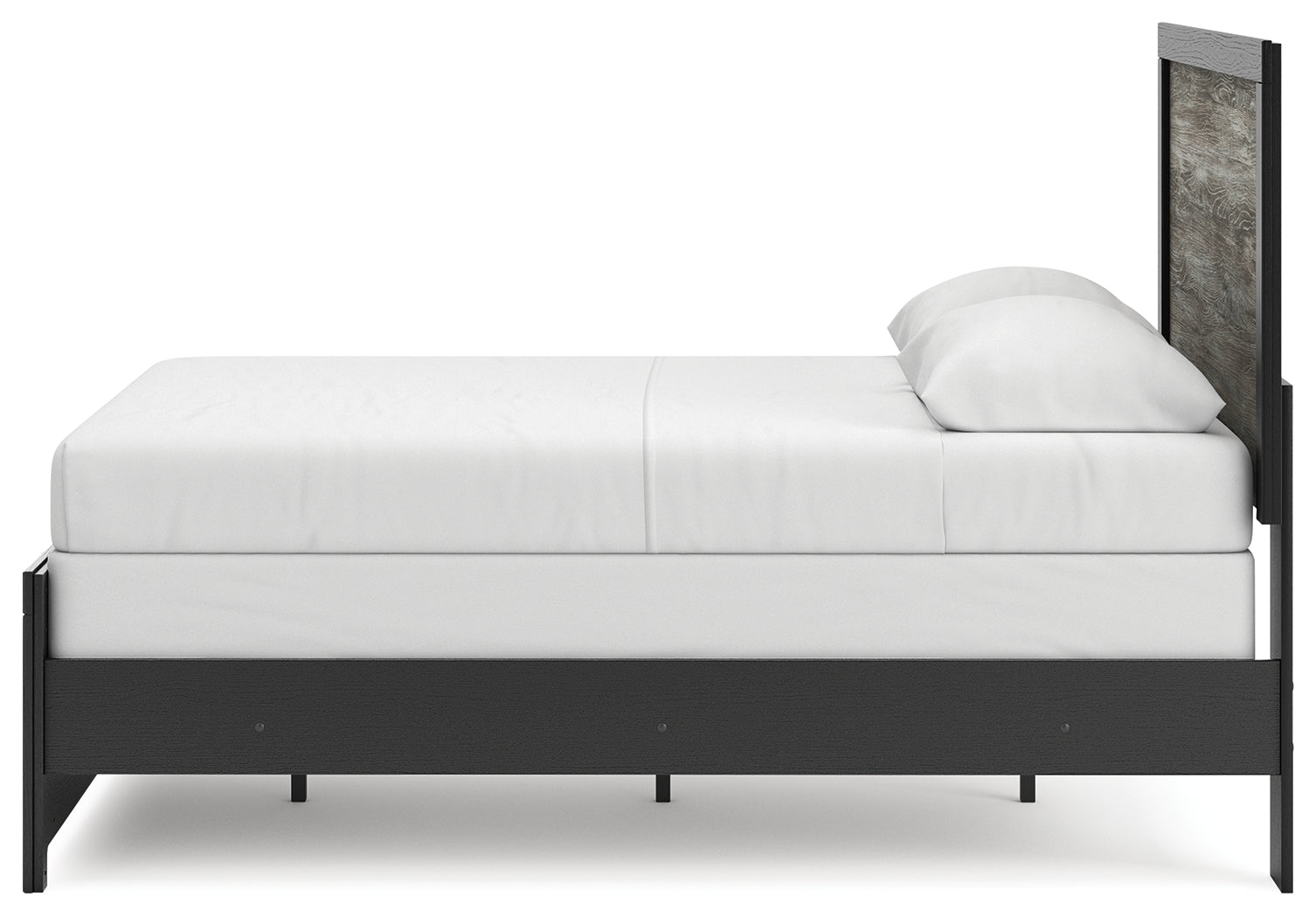 Broachmyn Black/Gray Full Panel Bed