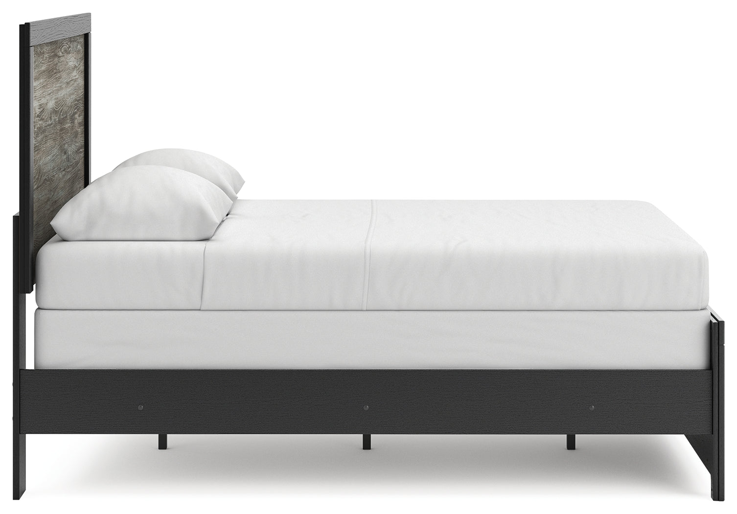 Broachmyn Black/Gray Full Panel Bed