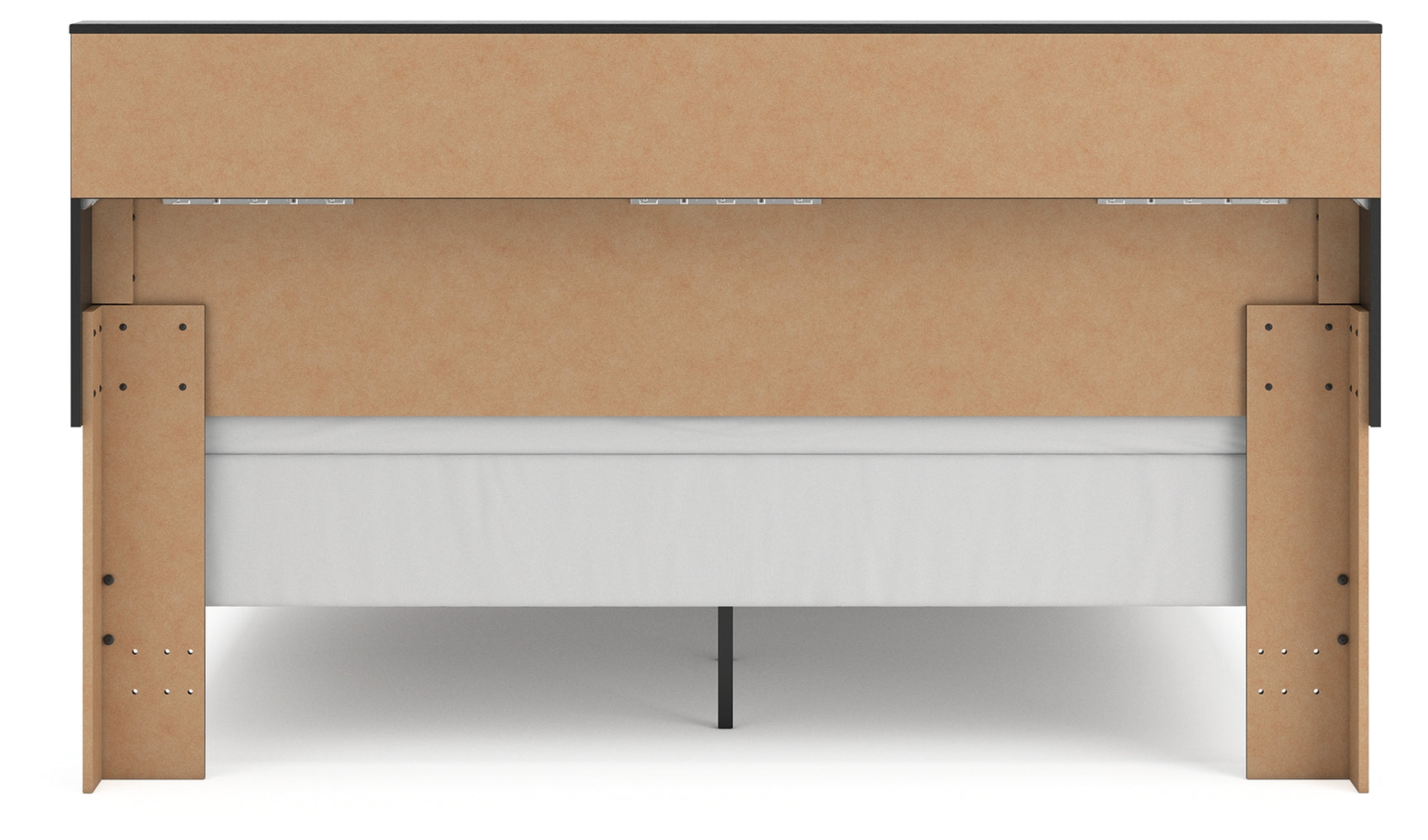 Broachmyn Black/Gray King Bookcase Bed