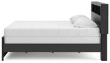 Broachmyn Black/Gray King Bookcase Bed