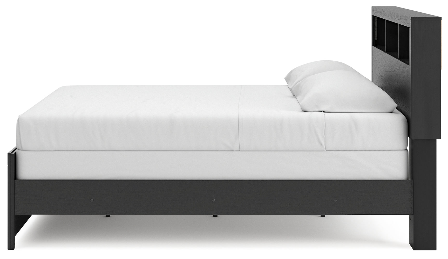 Broachmyn Black/Gray King Bookcase Bed