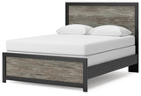 Broachmyn Black/Gray Queen Panel Bed