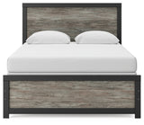 Broachmyn Black/Gray Queen Panel Bed