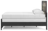 Broachmyn Black/Gray Queen Panel Bed