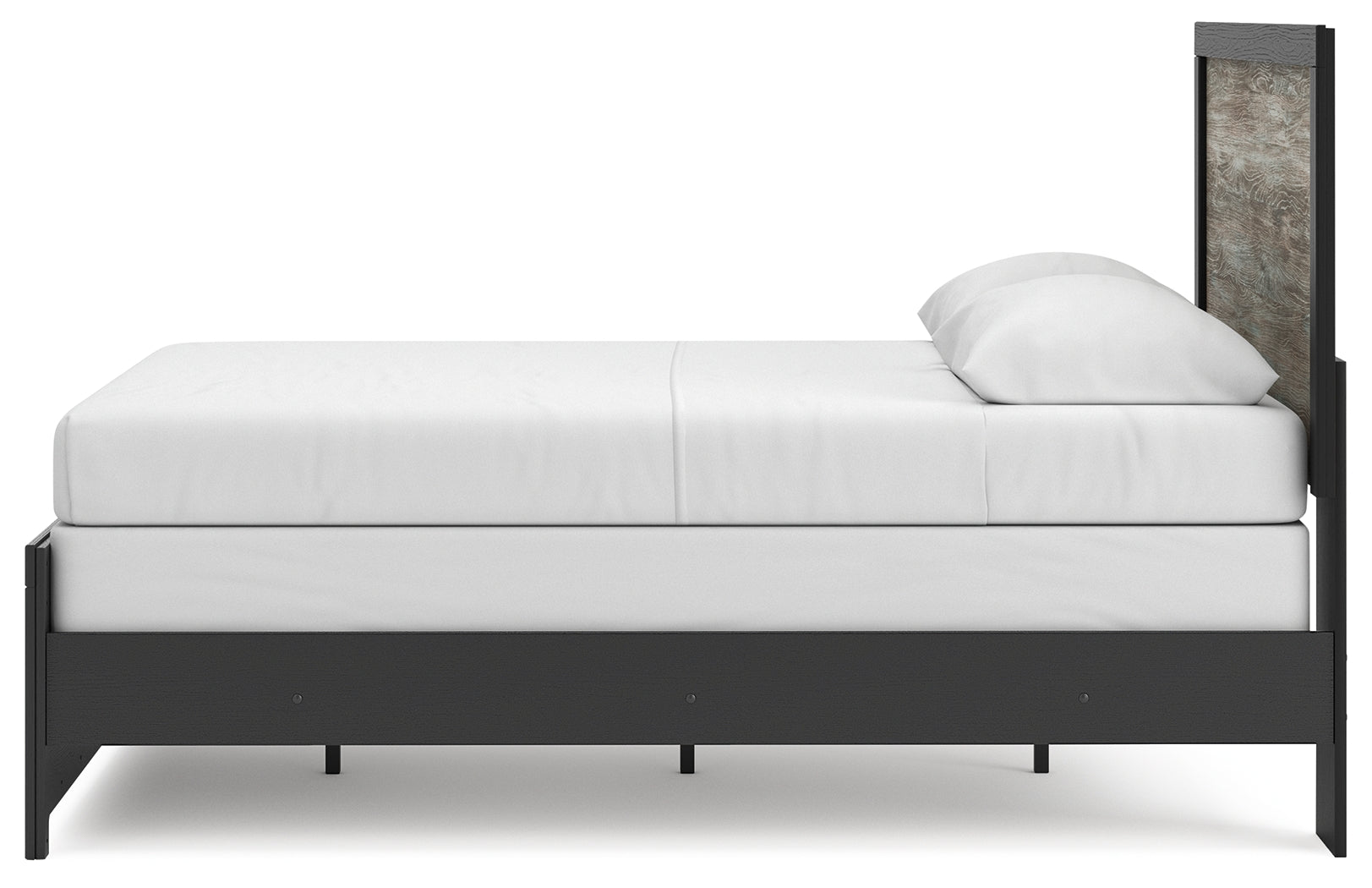 Broachmyn Black/Gray Queen Panel Bed