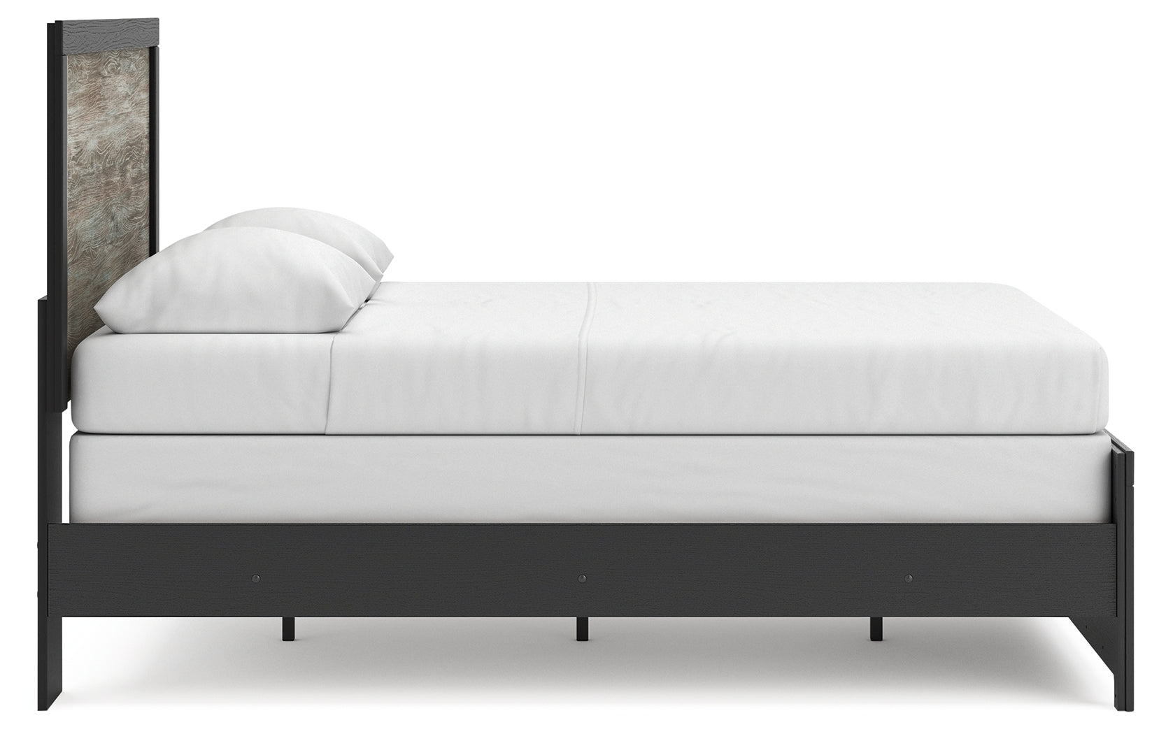 Broachmyn Black/Gray Queen Panel Bed