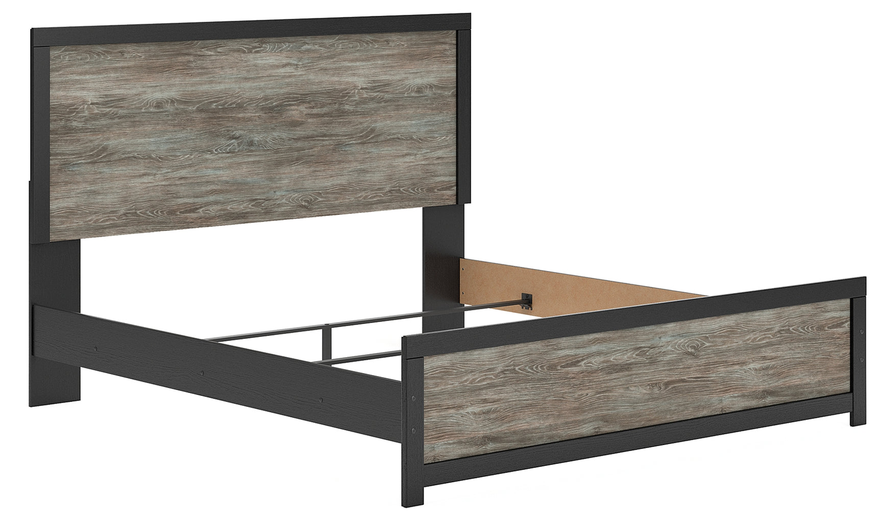 Broachmyn Black/Gray King Panel Bed