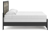Broachmyn Black/Gray King Panel Bed