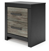 Broachmyn Black/Gray Nightstand