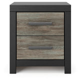 Broachmyn Black/Gray Nightstand