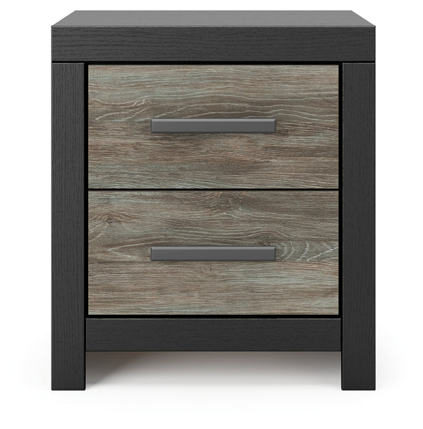 Broachmyn Black/Gray Nightstand