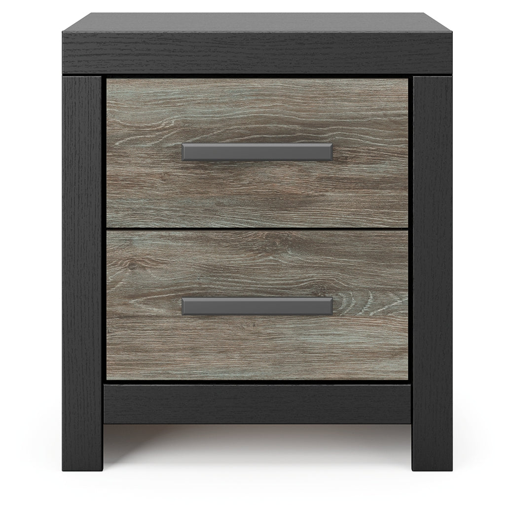 Broachmyn Black/Gray Nightstand