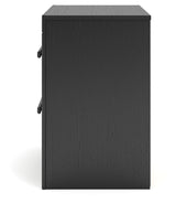 Broachmyn Black/Gray Nightstand
