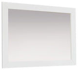 Maeling White Bedroom Mirror