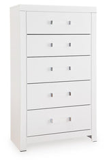 Maeling White Chest of Drawers