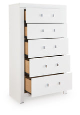 Maeling White Chest of Drawers