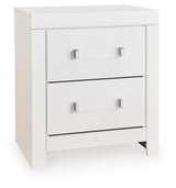 Maeling White Nightstand