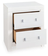Maeling White Nightstand
