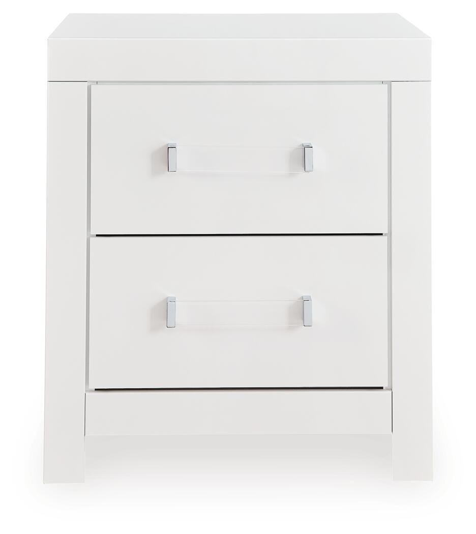 Maeling White Nightstand