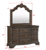 Sheffield Antique Gray Finish Modern Wood King Soft Fabric Upholstered Panel Bed - Ella Furniture