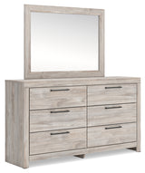 Broachmyn Gray Dresser and Mirror