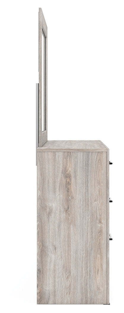 Broachmyn Gray Dresser and Mirror